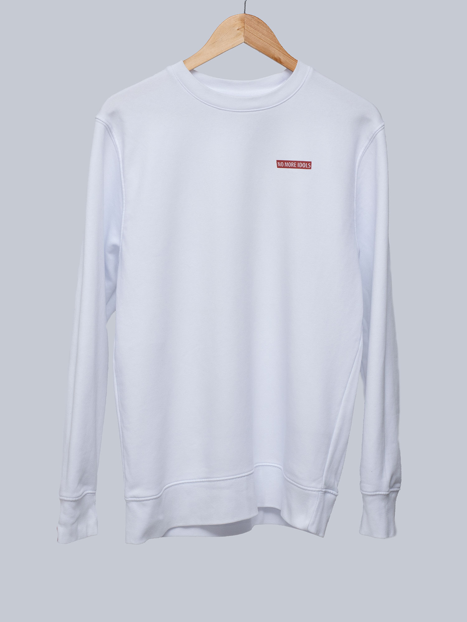 SUDADERA BLANCA BELIEVER BICOLOR - Imagen 2