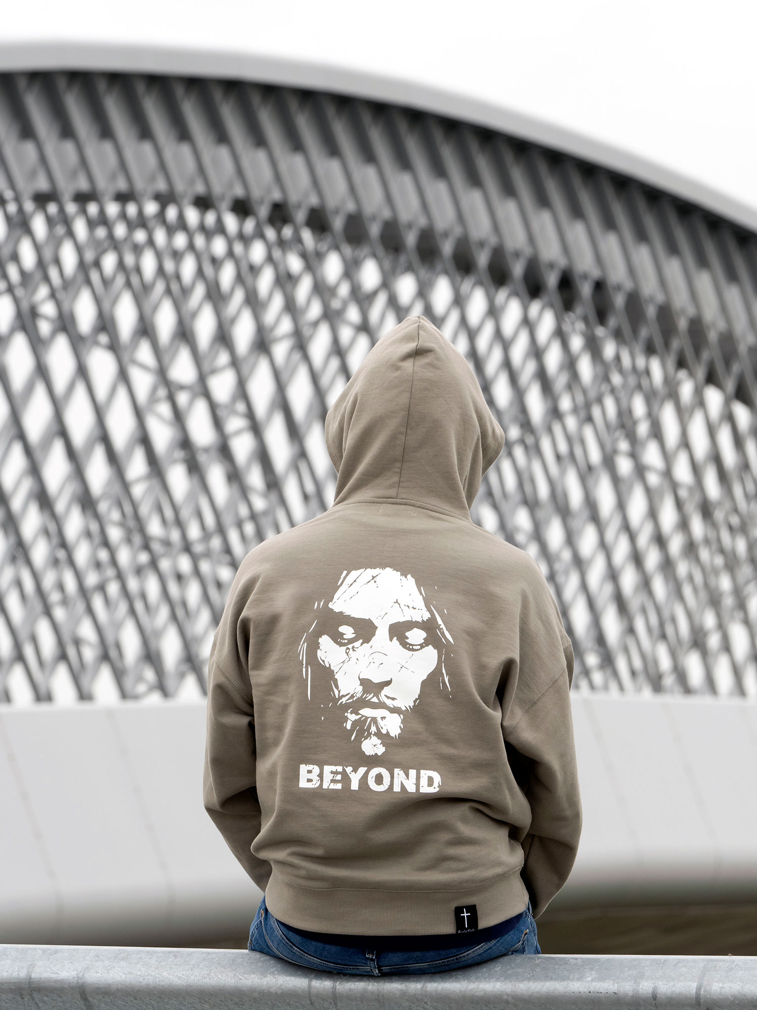 SUDADERA KHAKI CRISTO - Imagen 4