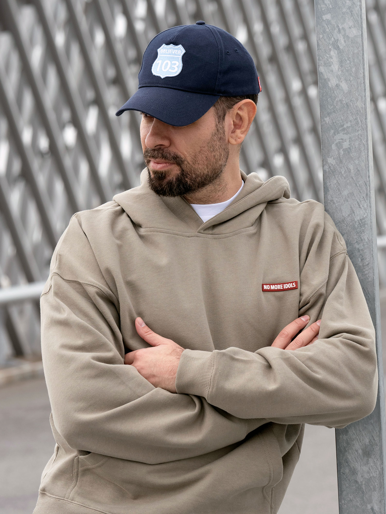 SUDADERA KHAKI CRISTO - Imagen 5
