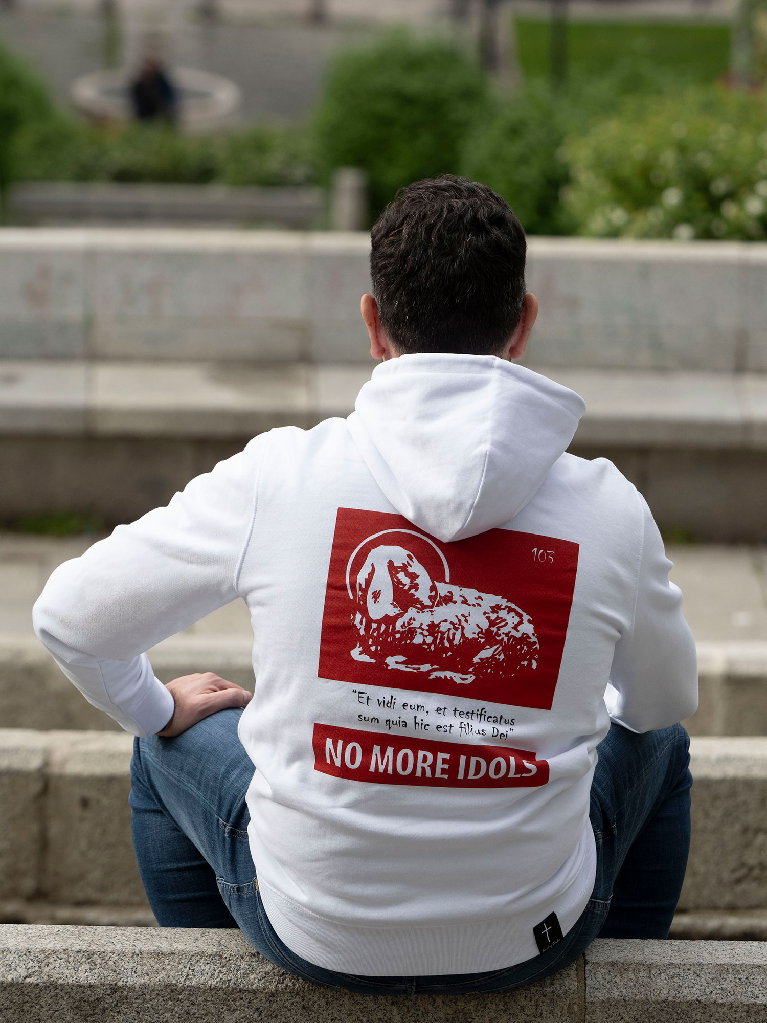SUDADERA BLANCA CORDERO - Imagen 4