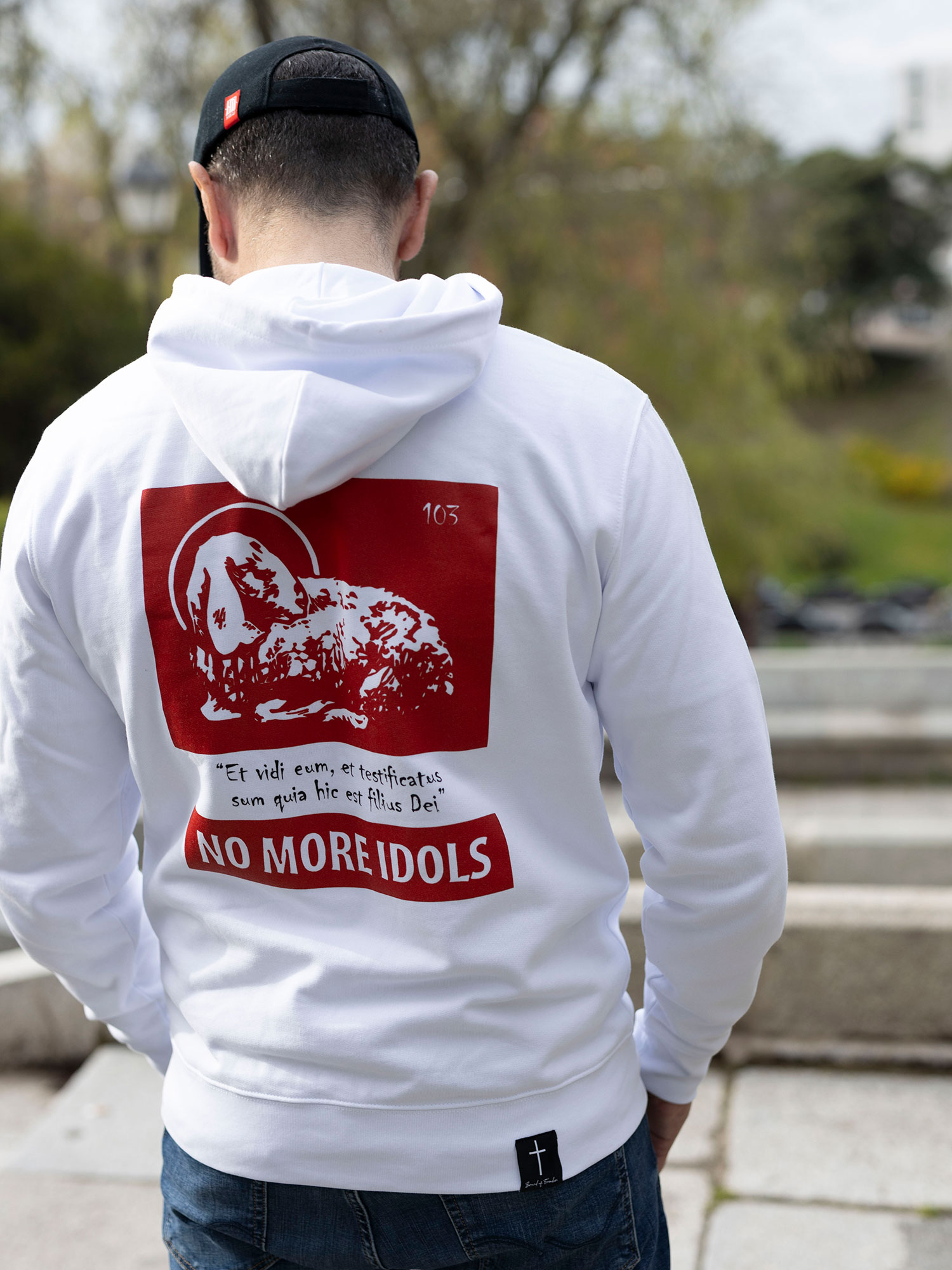 SUDADERA BLANCA CORDERO - Imagen 3