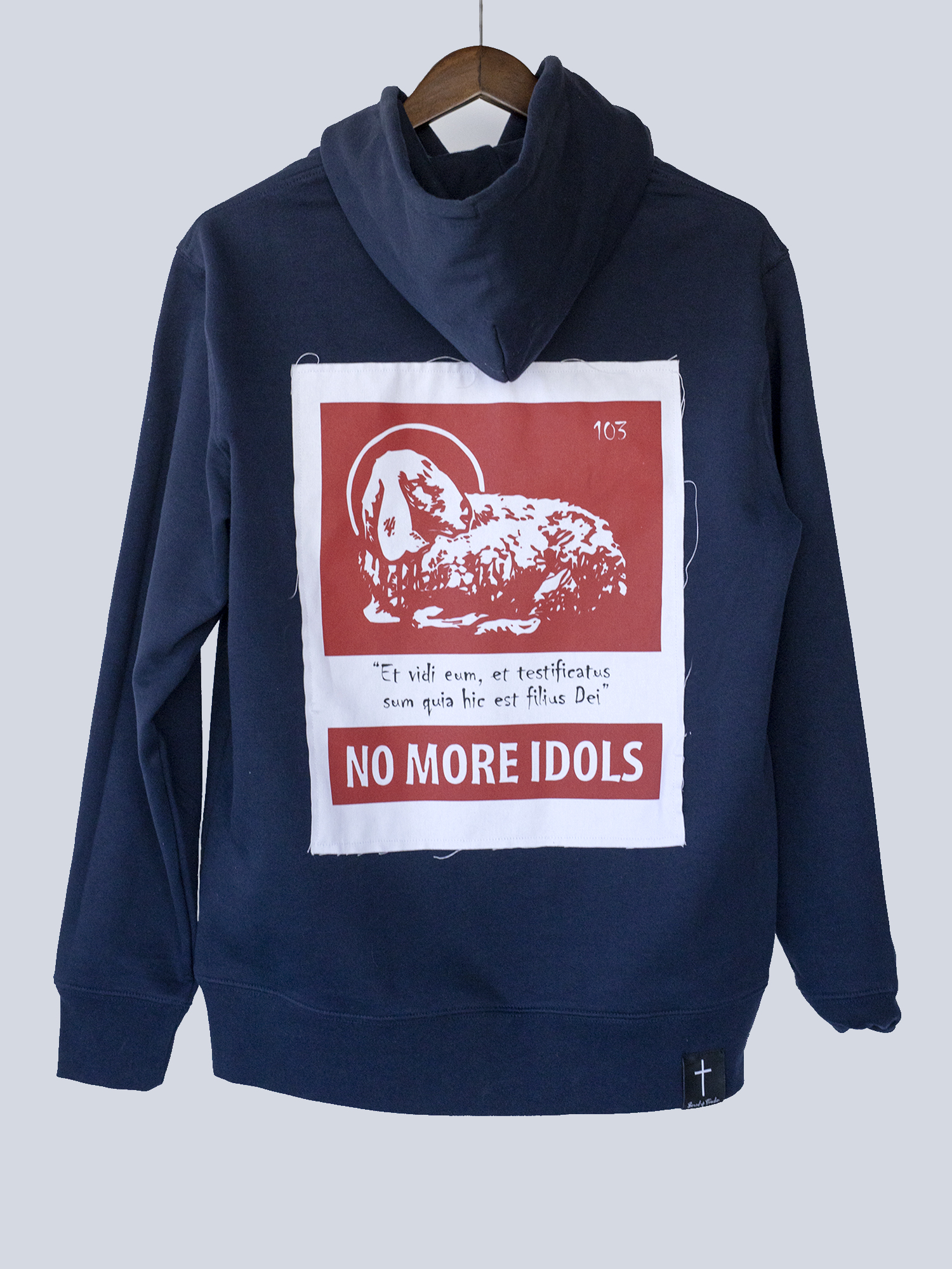 SUDADERA AZUL LIENZO CORDERO