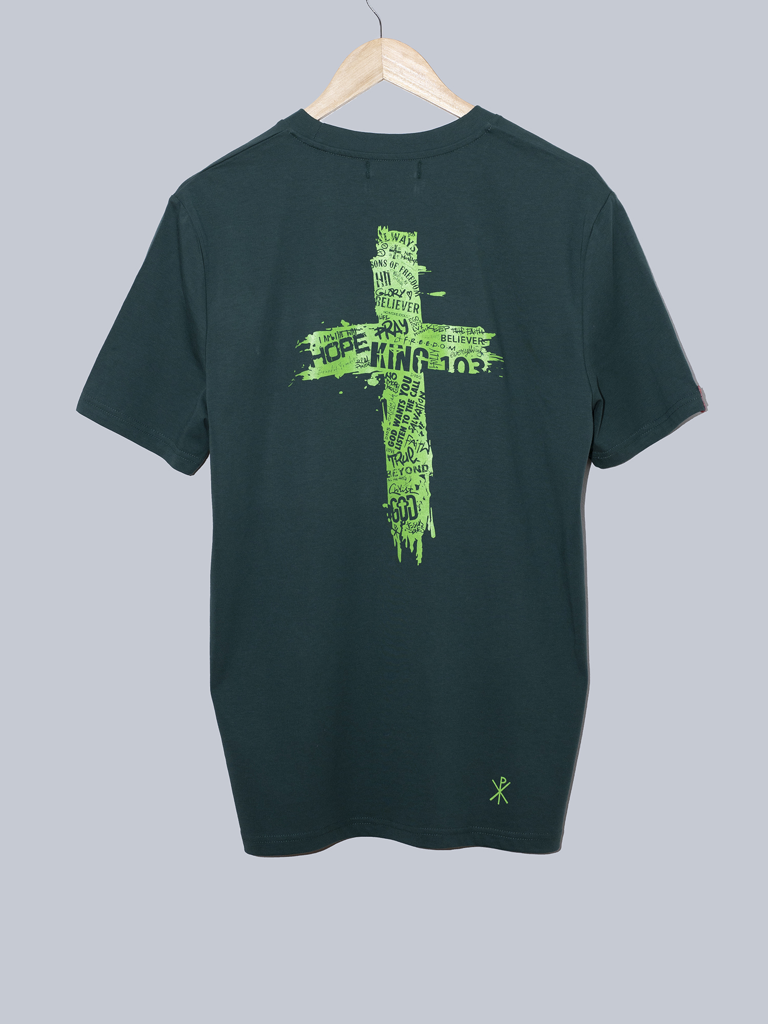 CAMISETA VERDE CRUZ VERDE