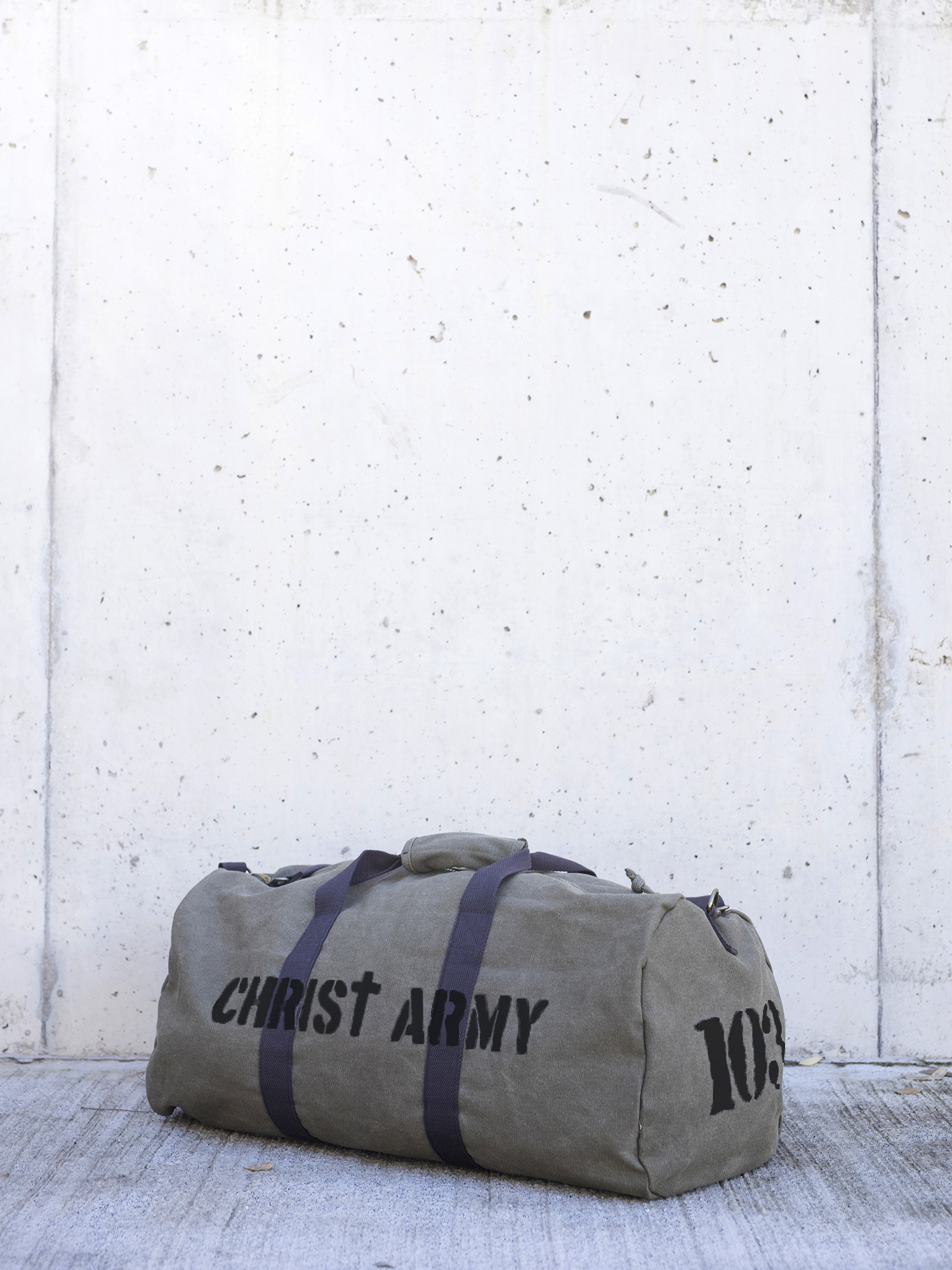 BOLSA DE VIAJE VINTAJE CHRIST ARMY